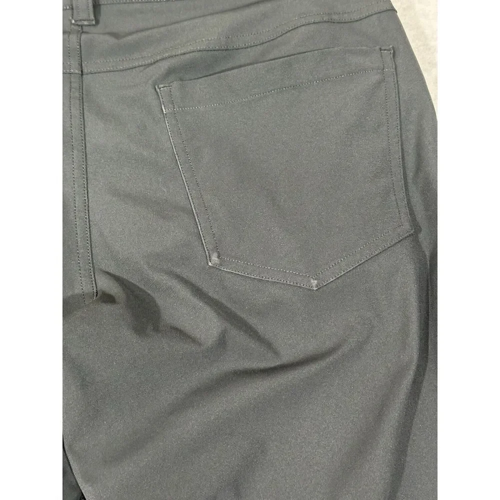 Lululemon Pants Mens 30 X 30 ABC 5 Pocket Dark Grey Flat‎ Front Light Weight